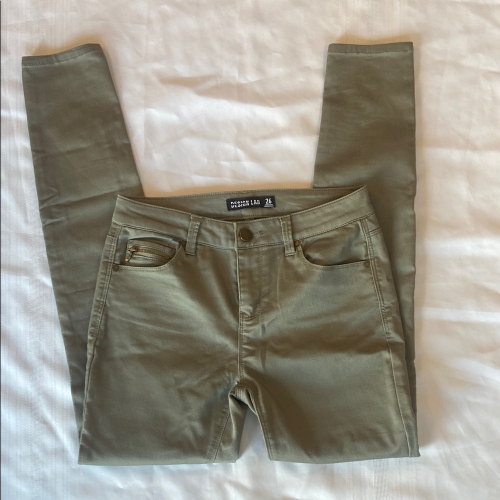 Women’s 26 Design Lab Olive Skinny Jeans